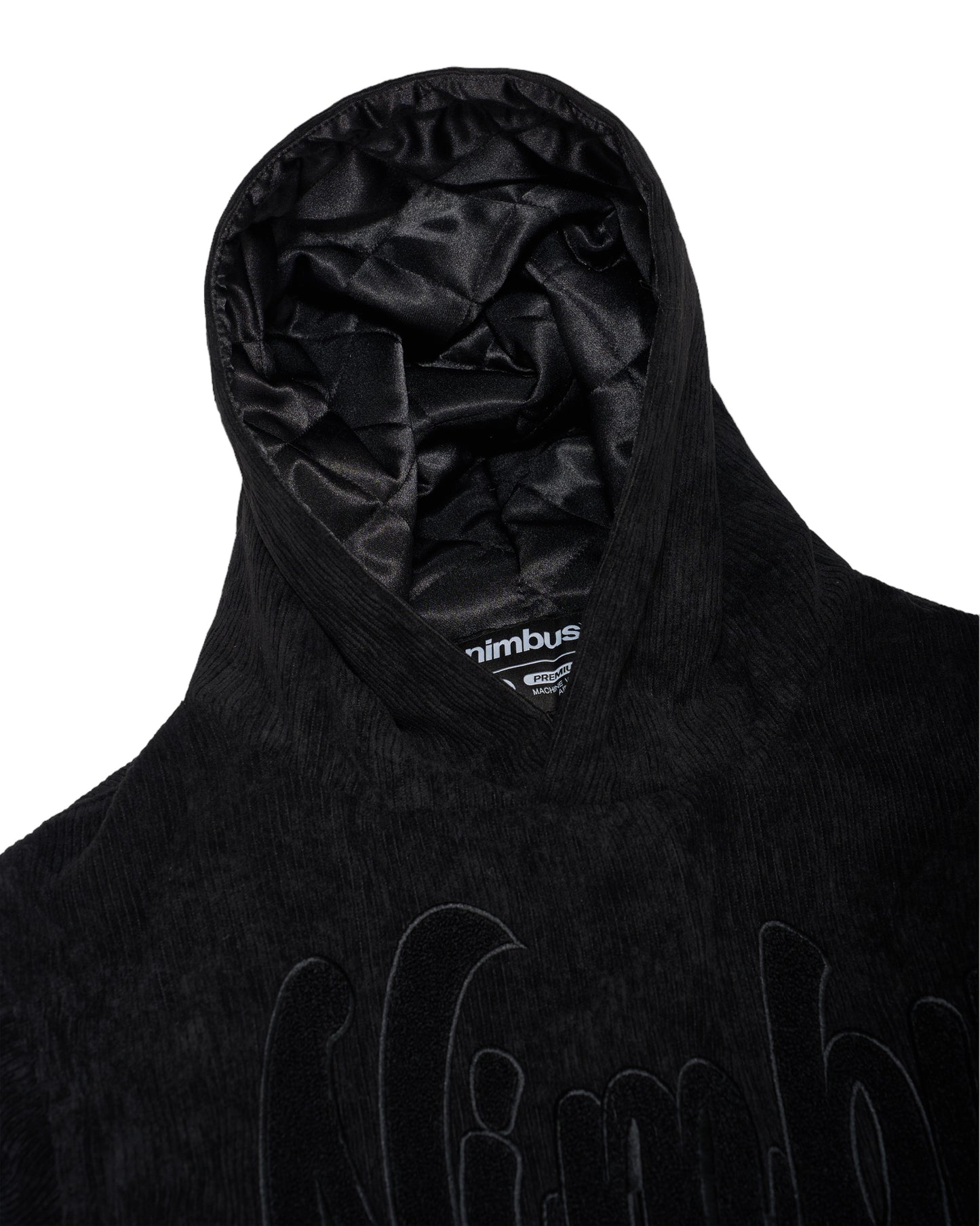 Black Cord Hoodie