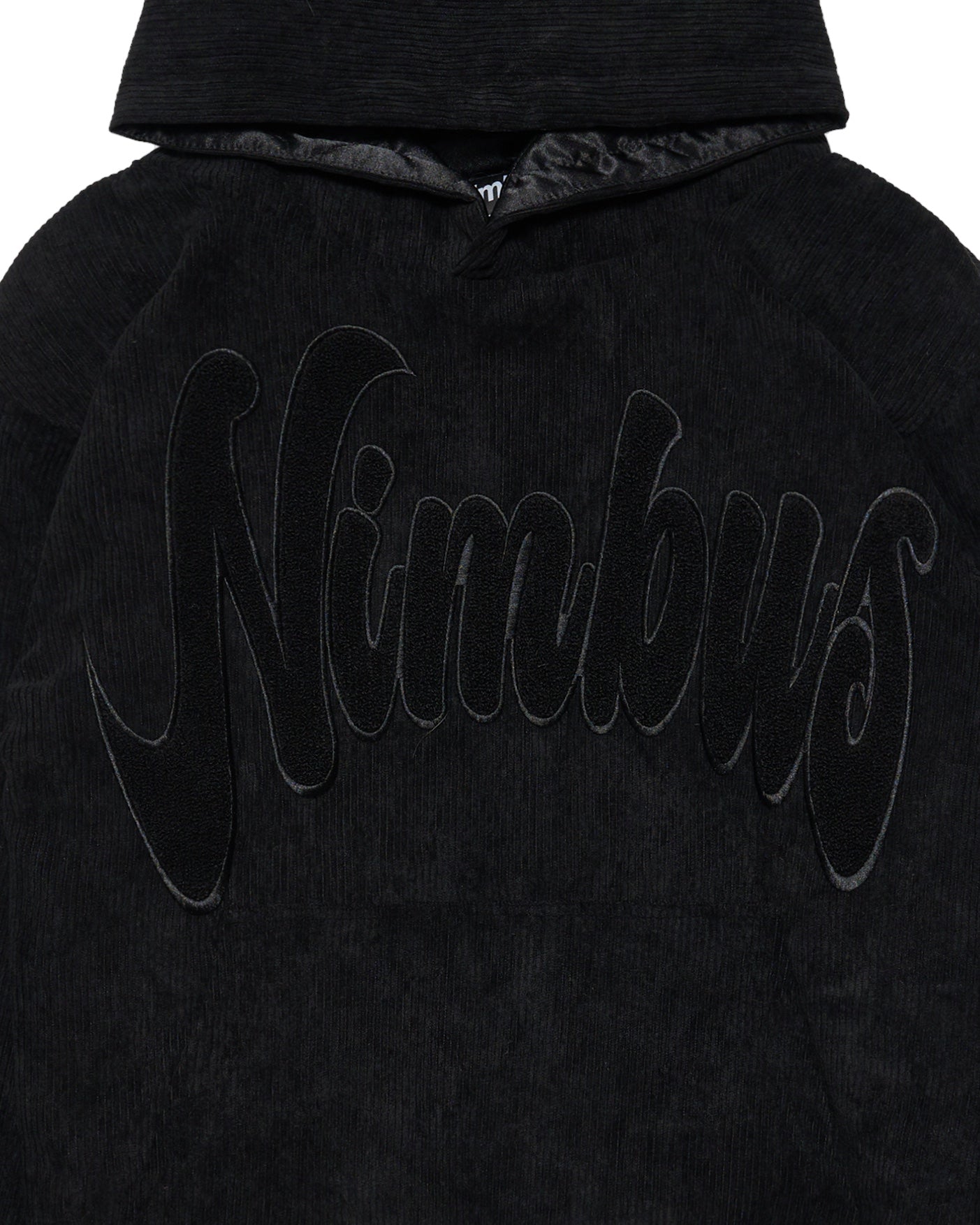 Black Cord Hoodie